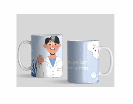 Caneca de Porcelana - Profissões